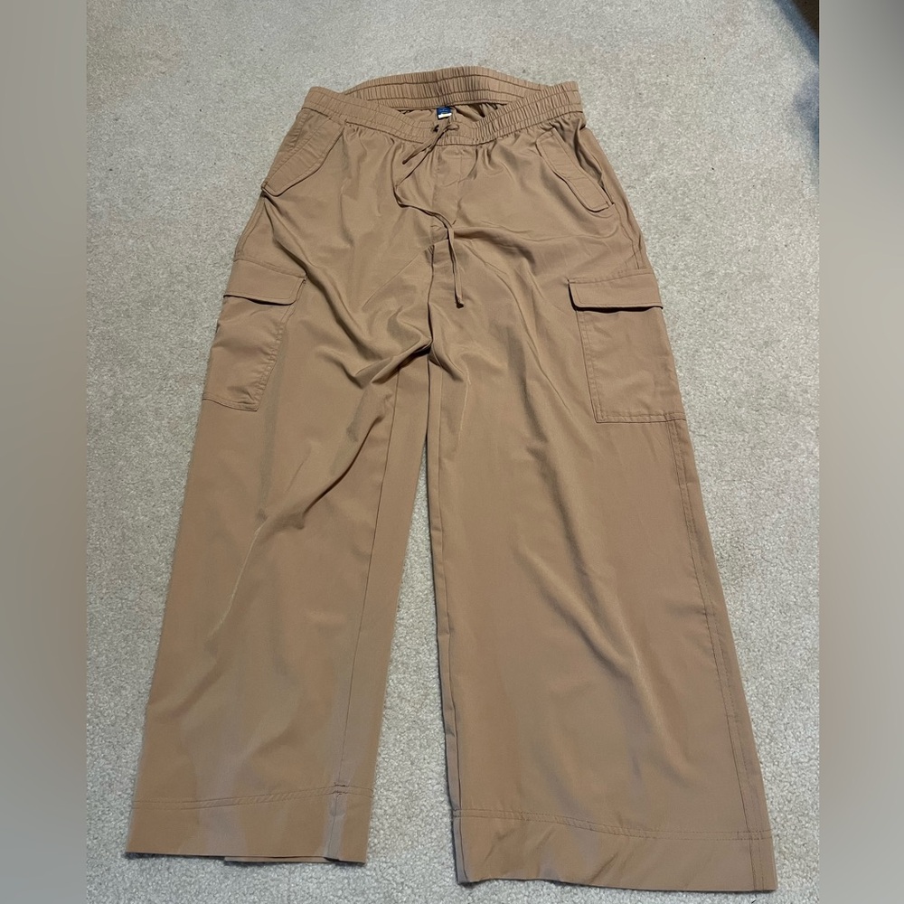 Never Not Hustling wide leg pants with drawstring